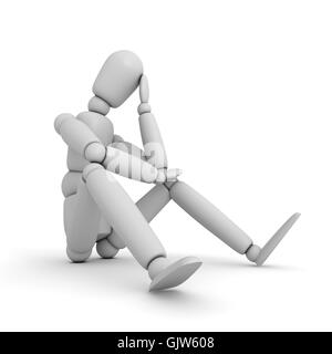 Personne quest problème Banque D'Images