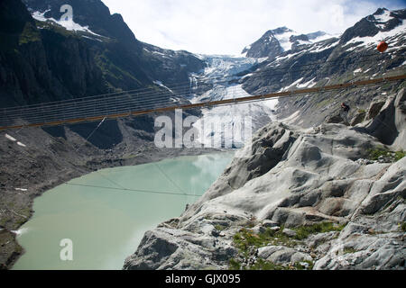 Montagne pont vert Banque D'Images