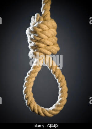 Corde de suicide mort Banque D'Images