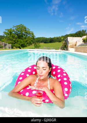 Belle femme beauteously Banque D'Images