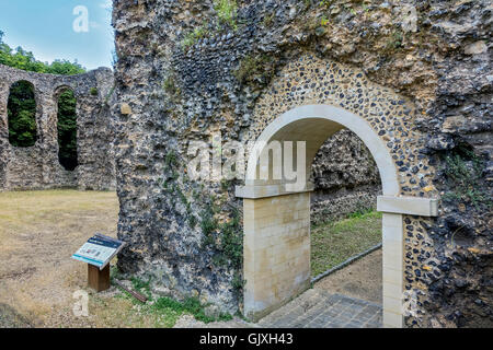 Abbey Ruins montrant Lecture Réparations Berkshire UK Banque D'Images