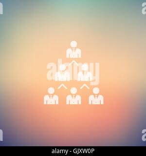 Activités de réseau de télévision d'élégance Illustration de Vecteur