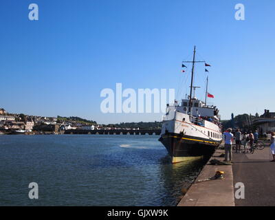 MV navire Balmoral dans le port de Bideford dans le nord du Devon Banque D'Images