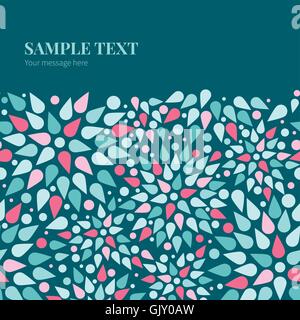 Abstract Vector gouttes colorées de la structure horizontale de Fond transparent Illustration de Vecteur