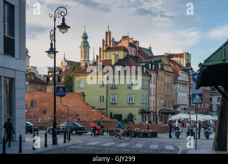 Vieille Ville, Varsovie, Pologne Banque D'Images