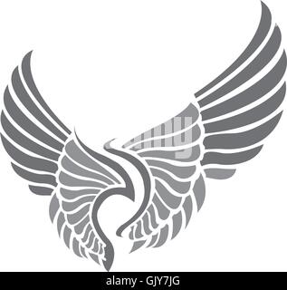 Ailes d’ange Illustration de Vecteur