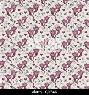 Motif floral seamless Illustration de Vecteur