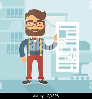 Présentation infographique. Illustration de Vecteur