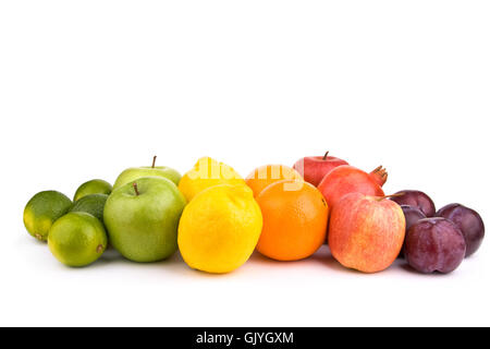 fruits colorés Banque D'Images