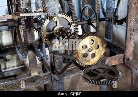 Les dents des roues Roues Banque D'Images