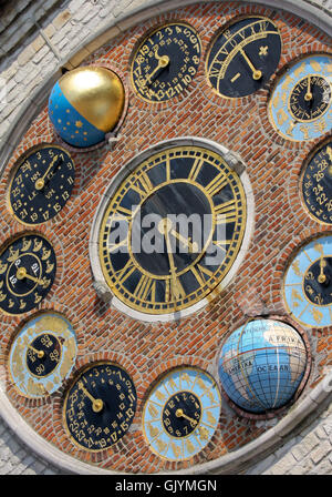 horloge date heure Banque D'Images