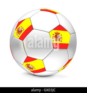 ballon drapeau Espagne Banque D'Images