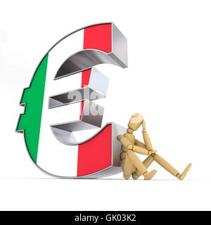 Devise euro flag Banque D'Images