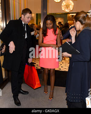 Kate Spade New York comprend : lancement de Regent Street où Naomie Harris : London, Royaume-Uni Quand : 21 Avr 2016 Banque D'Images