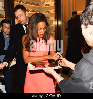 Kate Spade New York comprend : lancement de Regent Street où Naomie Harris : London, Royaume-Uni Quand : 21 Avr 2016 Banque D'Images