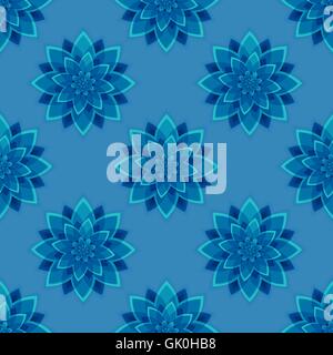 Motif mandala transparente Illustration de Vecteur