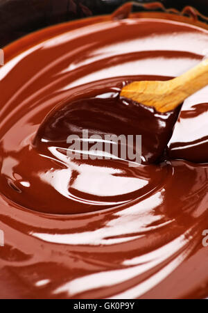 Cacao foncé doux Banque D'Images