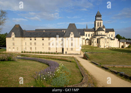 Abbaye royale de Fontevraud Banque D'Images