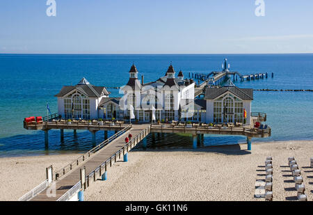 La plage de bord de plage Banque D'Images