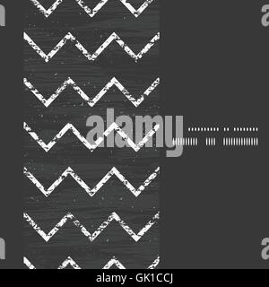 Craie tableau noir chevron vecteur cadre vertical de fond transparent Illustration de Vecteur
