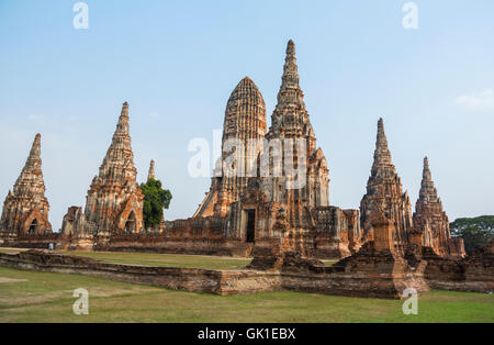 Wat Chaiwatthanaram Ayutthaya Thaïlande Banque D'Images