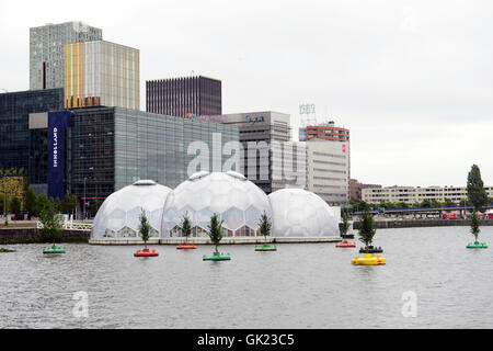 La Forêt de pompage de l'instillation à Rotterdam, Pays-Bas. Banque D'Images