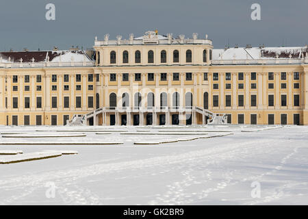Sites touristiques de Vienne d'hiver Banque D'Images