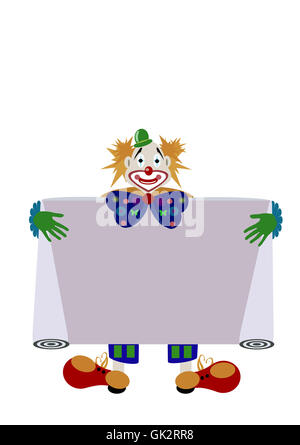 Clowns clown animation Banque D'Images