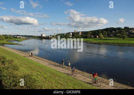 Vilnius, Lituanie --- Kaunas, l'ancienne capitale, sur les rives de la rivière Nemunas, Lituanie --- Image par © Jeremy Horner/C Banque D'Images