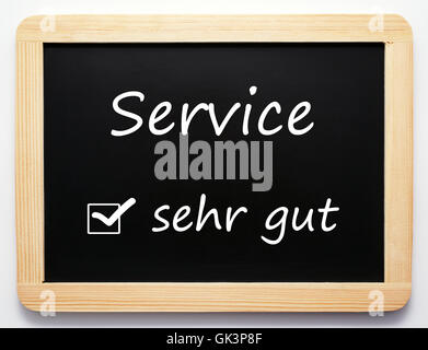 Très bon service Banque D'Images