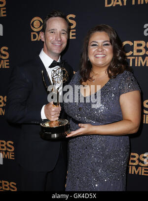 Jour CBS Emmy Temps après soirée Tapis Rouge Les arrivées à Alexandrie Ballroom Los Angeles, CA comprend : Angélica McDonald où : Los Angeles, California, United States Quand : 02 mai 2016 Banque D'Images