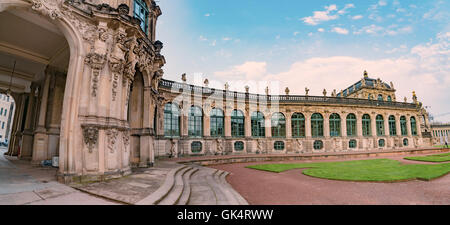 Le Palais Zwinger à Dresde, Saxe - Allemagne Banque D'Images
