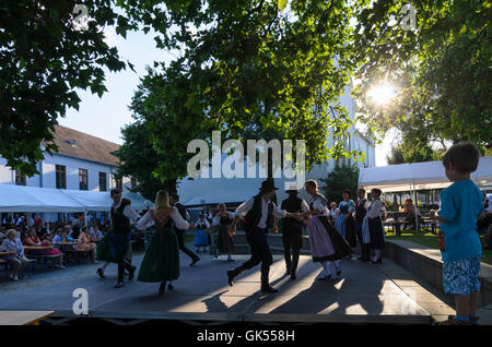 Mörbisch am See : spectacle de danse folklorique, l'Autriche, Burgenland, Banque D'Images