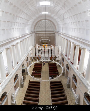 Copenhague, Danemark - 15 août 2016 : vue de l'intérieur de la cathédrale Vor Frue Banque D'Images