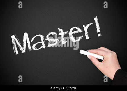 maître ! Banque D'Images