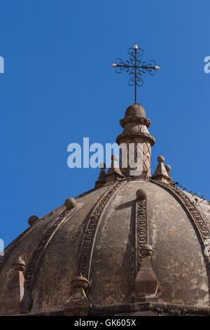 Cusco, Pérou - 14 mai : l'architecture d'intérieur et les détails de la coupole d'el Templo de Santo Domingo à Cusco. 14 mai 2016, Cusco P Banque D'Images