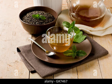 Tasse verre calice Banque D'Images