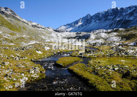 Sur fluelapass, Grisons, Suisse Banque D'Images