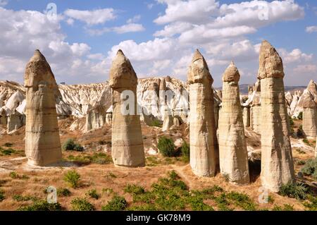 Rock formations dans la vallée de l'amour Banque D'Images