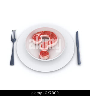 Plaque d'aliment alimentaire Banque D'Images