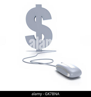 Établissement de crédit banque dollar Banque D'Images