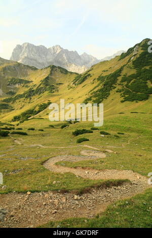 chemin de montagne Banque D'Images