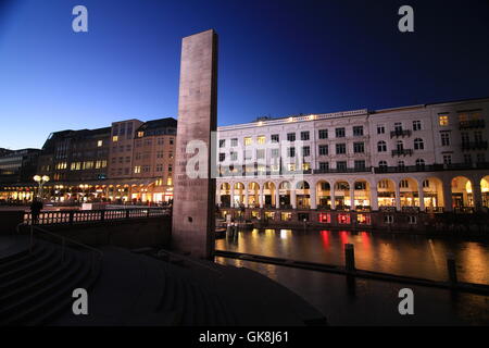 Ports le port de Hambourg Banque D'Images