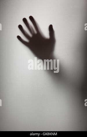 Noir contraste de teint basané Banque D'Images