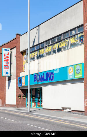 Tenpin Bowling Center à l'AMF Bol, Nottingham, England, UK Banque D'Images