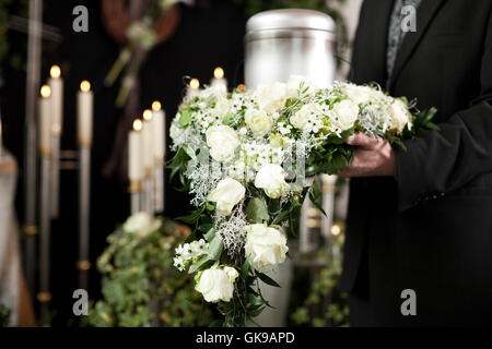 Trauerhilfe - funérailles et d'inhumation Banque D'Images