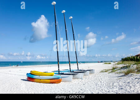 Floride Golfe du Mexique, côte du golfe, Anna Maria Island, Bradenton Beach, Silver Surf Gulf Beach Resort, hôtel, hébergement, location de vacances, hébergement, plage privée, Banque D'Images