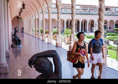 Floride,Sud,Sarasota,domaine Ringling,CA’ d’Zan,manoir,Musée John et Mable Ringling d’Art,musée d’art,extérieur,architecte de style Renaissance Banque D'Images