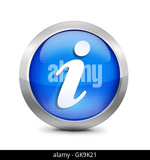 info de bouton Banque D'Images