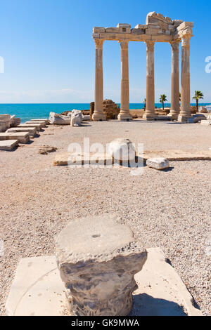 Temple d'apollon à côté,riviera turque Banque D'Images